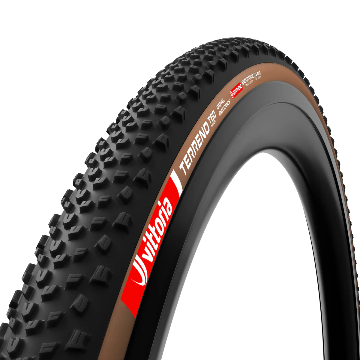 Neumático VITTORIA TERRENO T60 MIXED 700x40c Gravel Endurance Tubeless Ready Blando Marrón