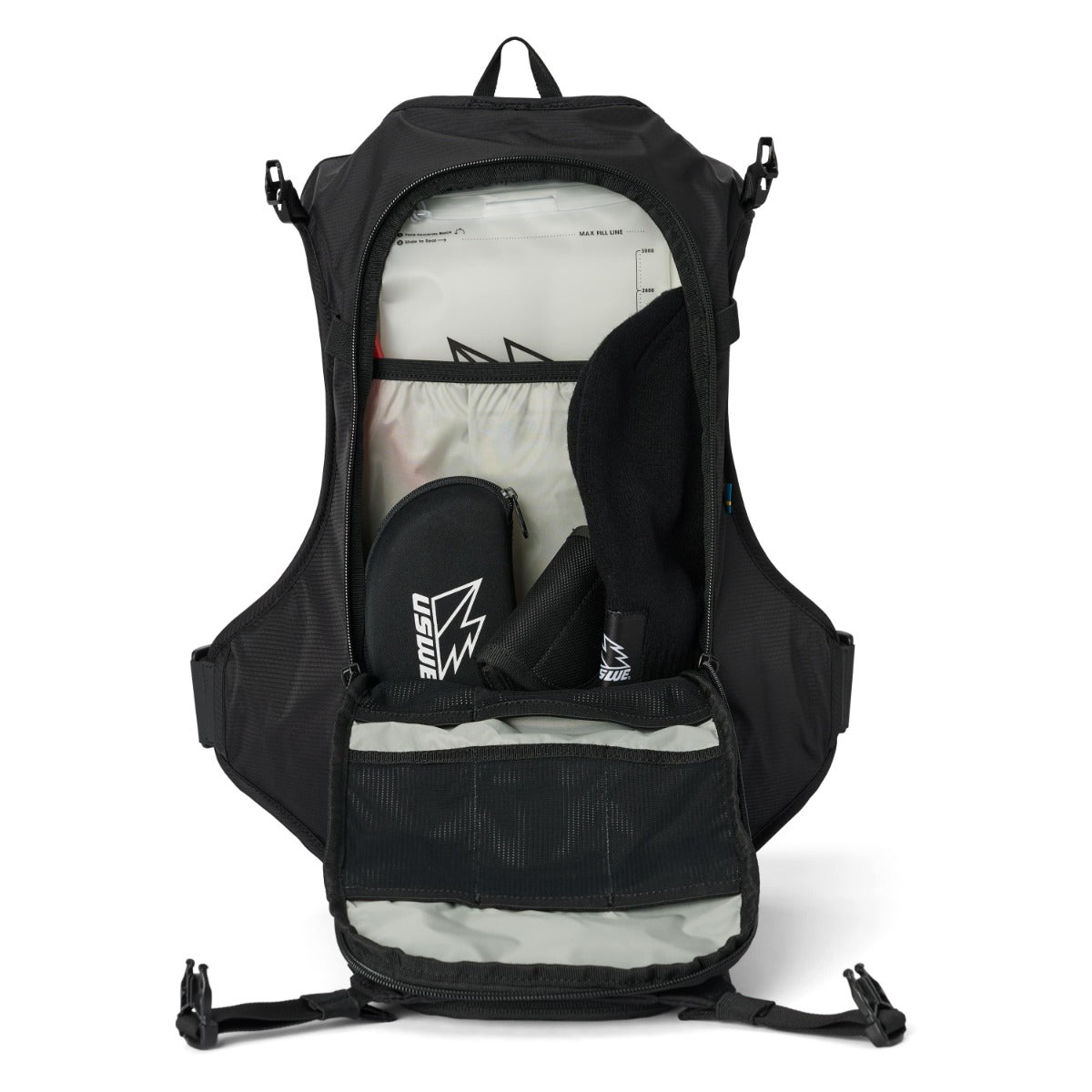 Bolsa de hidratación USWE MTB HYDRO 12 L Negra