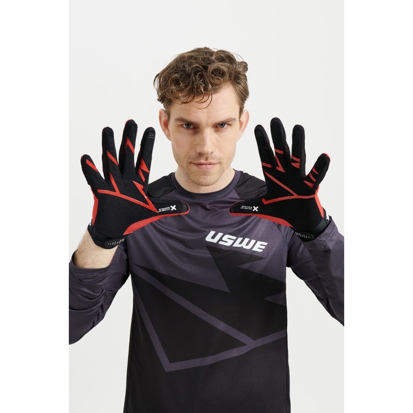 Maillot MTB USWE BERG Manga Larga Negro