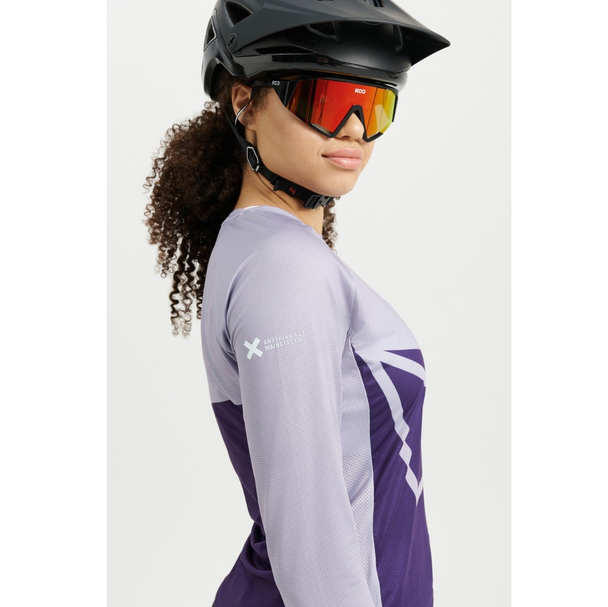 Maillot MTB USWE BERG Mujer Manga Larga Lavanda