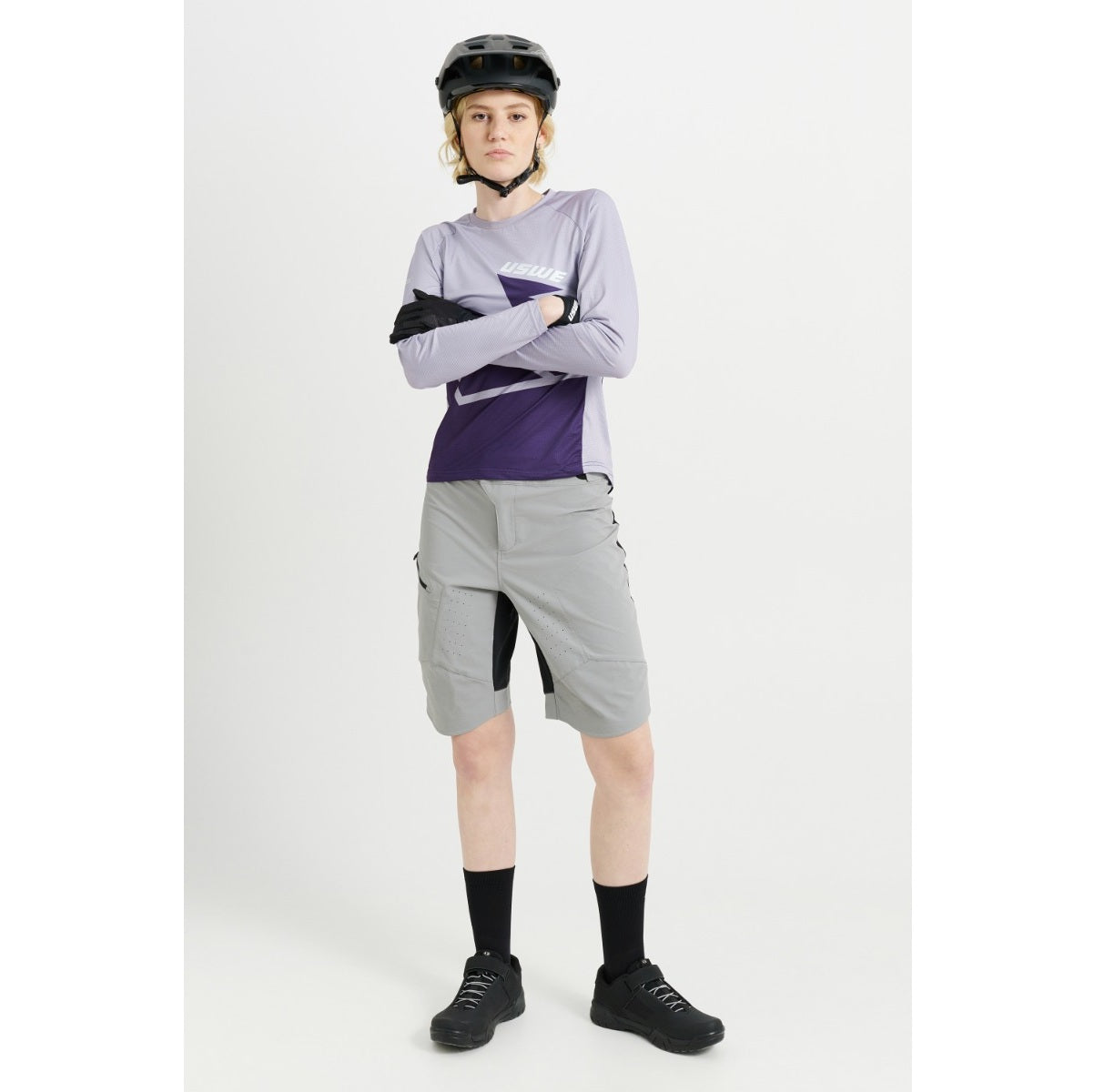 Maillot MTB USWE BERG Mujer Manga Larga Lavanda