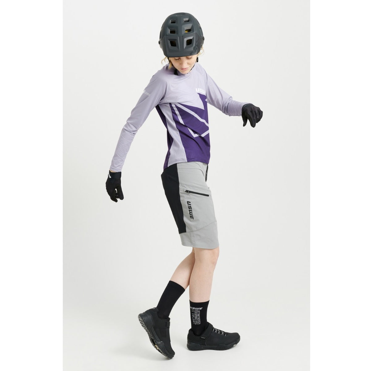 Maillot MTB USWE BERG Mujer Manga Larga Lavanda