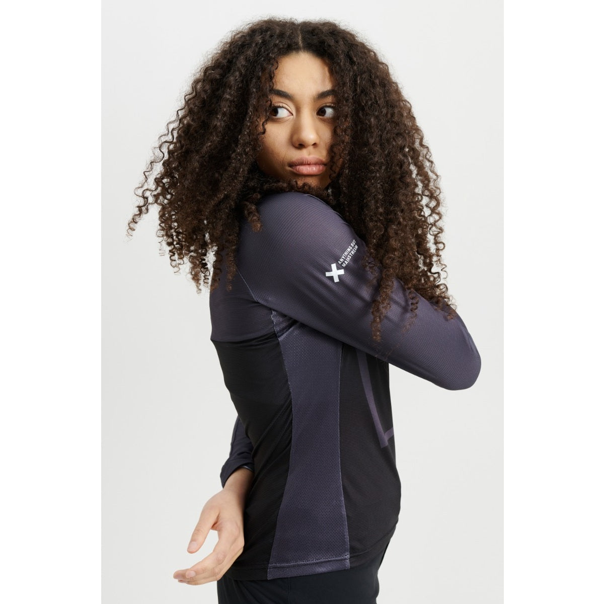 Maillot MTB USWE BERG Mujer Manga Larga Negro