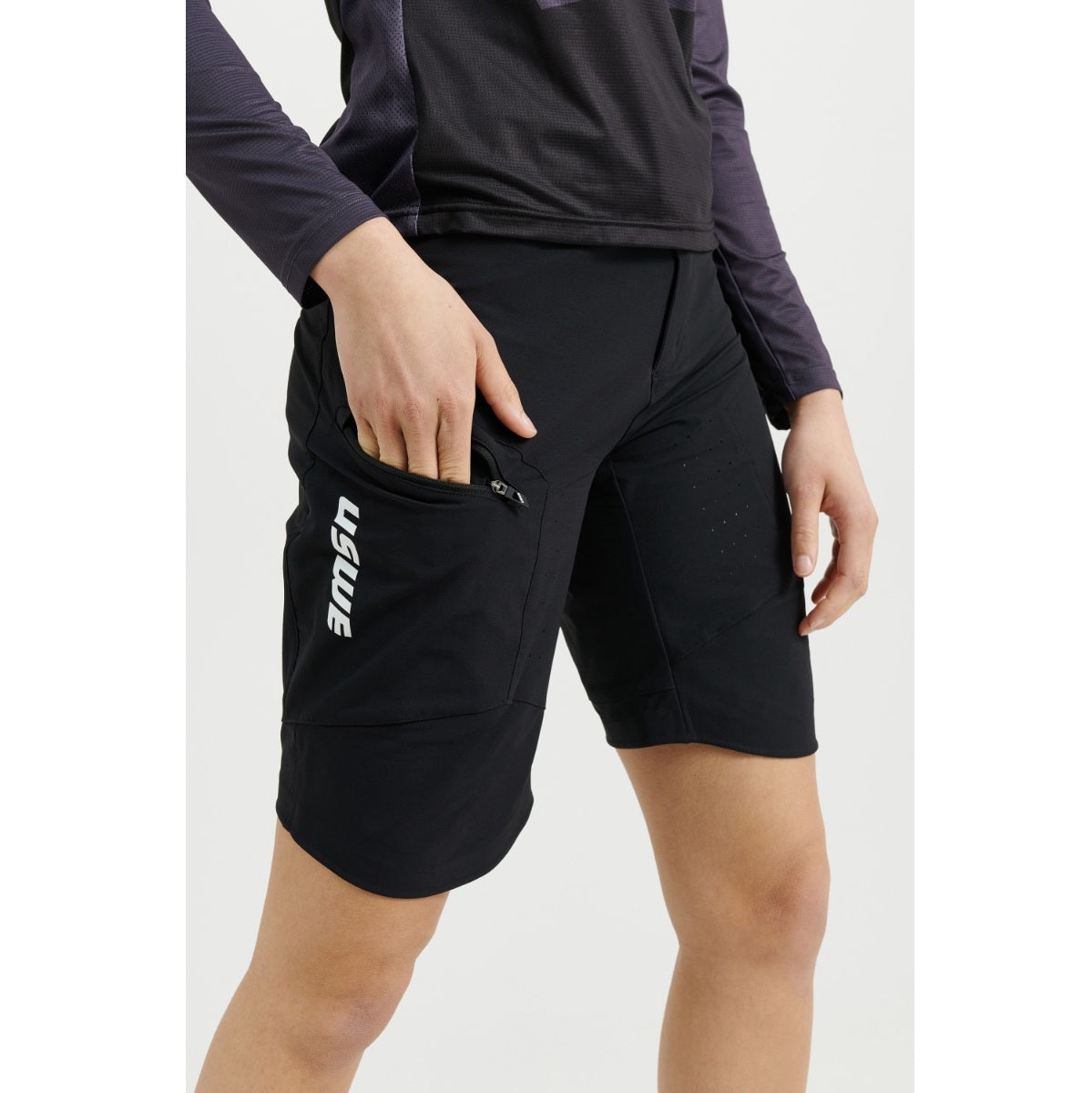 Pantalones Cortos USWE SKRUBB Mujer Negro