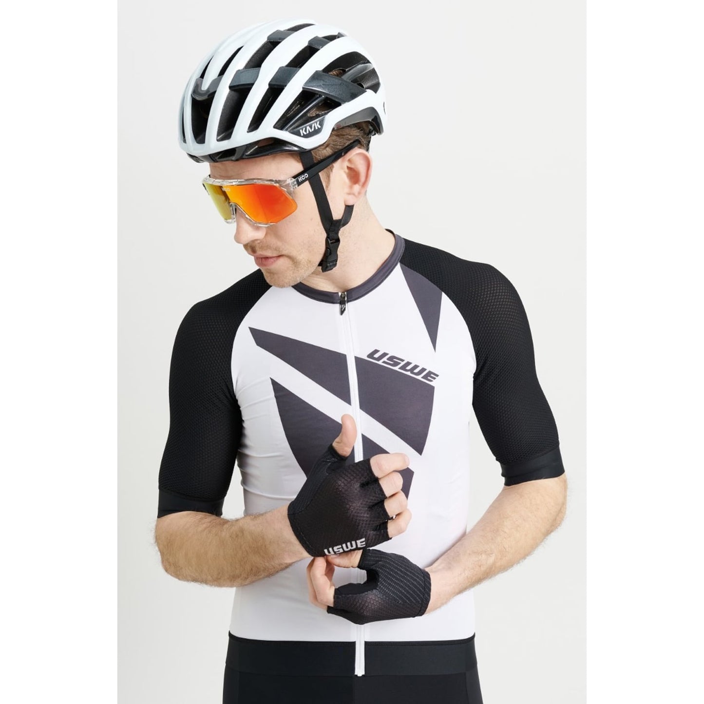 USWE SKARP GRAVEL Maillot de manga corta Blanco