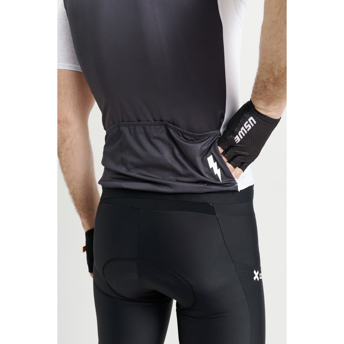 USWE GRUS GRAVEL Maillot de manga corta Blanco