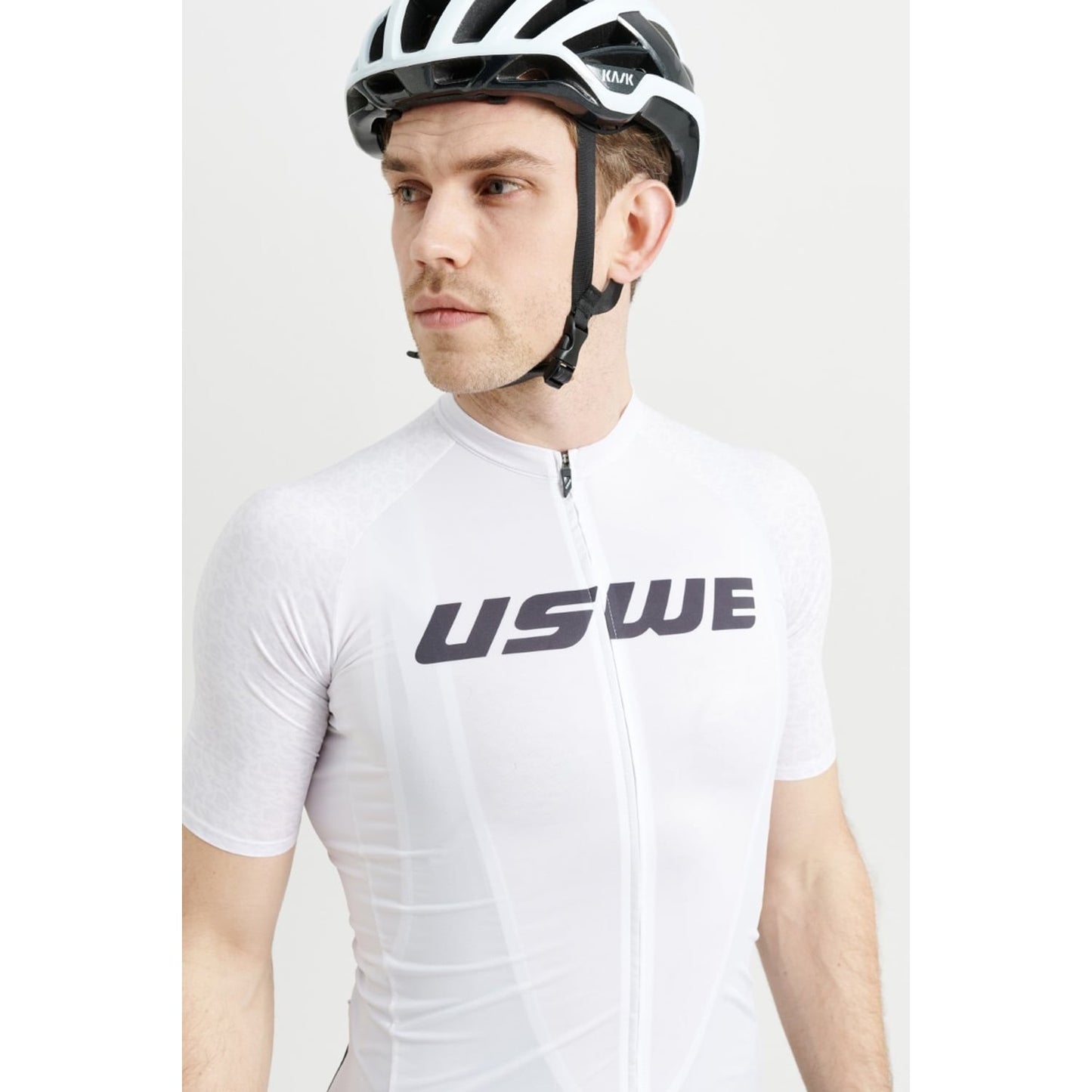 USWE GRUS GRAVEL Maillot de manga corta Blanco