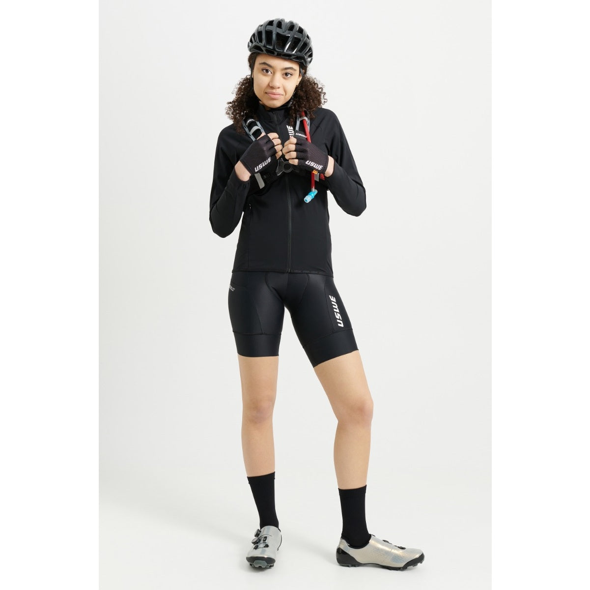 Chaqueta USWE WIND GRAVEL Negro, Mujer