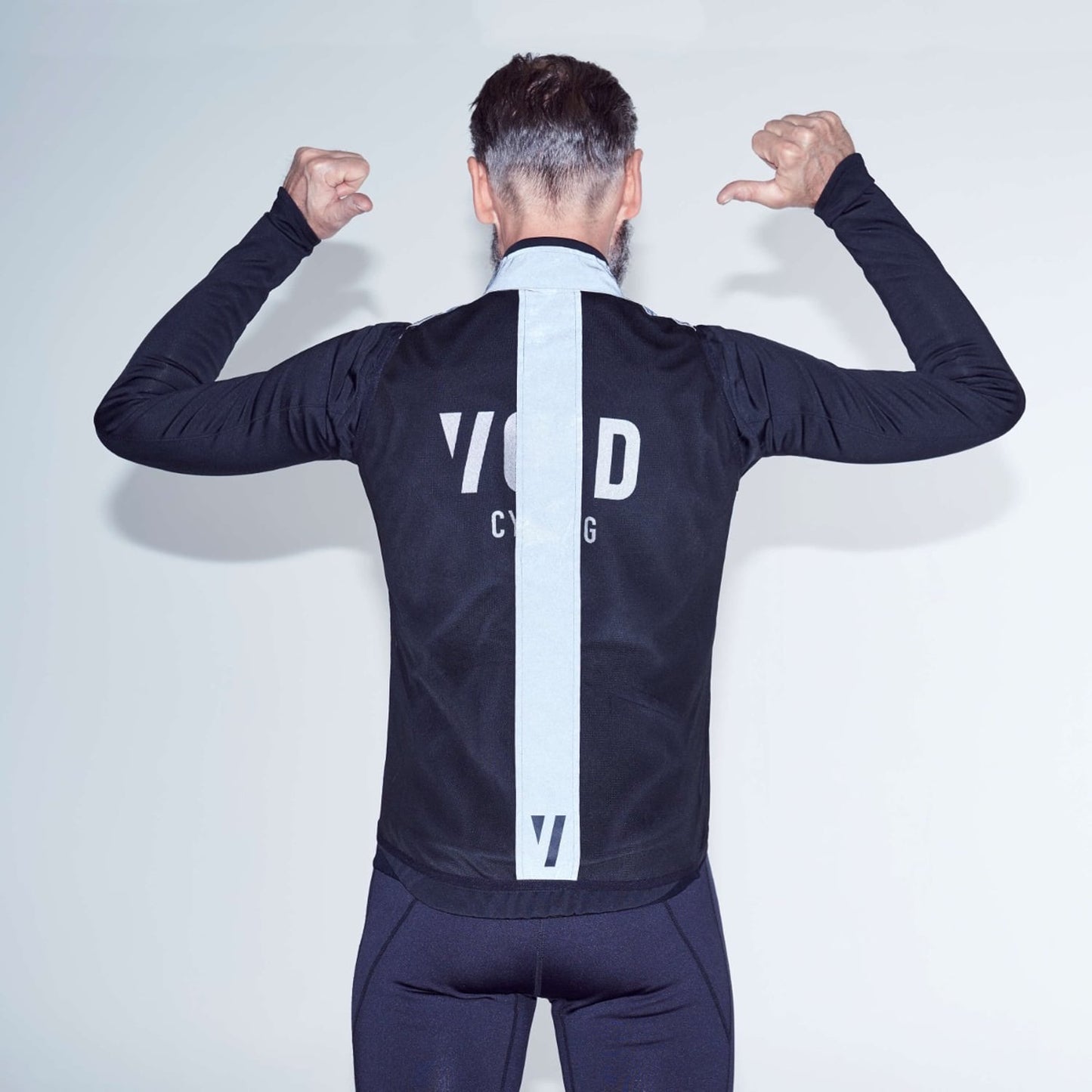 VOID REFLECTIVE Chaqueta sin mangas Negro