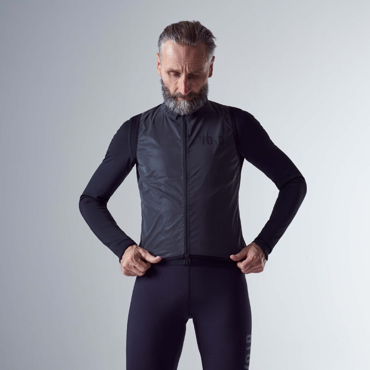 VOID REFLECTIVE Chaqueta sin mangas Negro