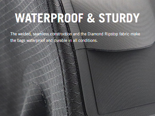 USWE TOP TUBE ZIPPERED 1.2 L Frame Bag Negro