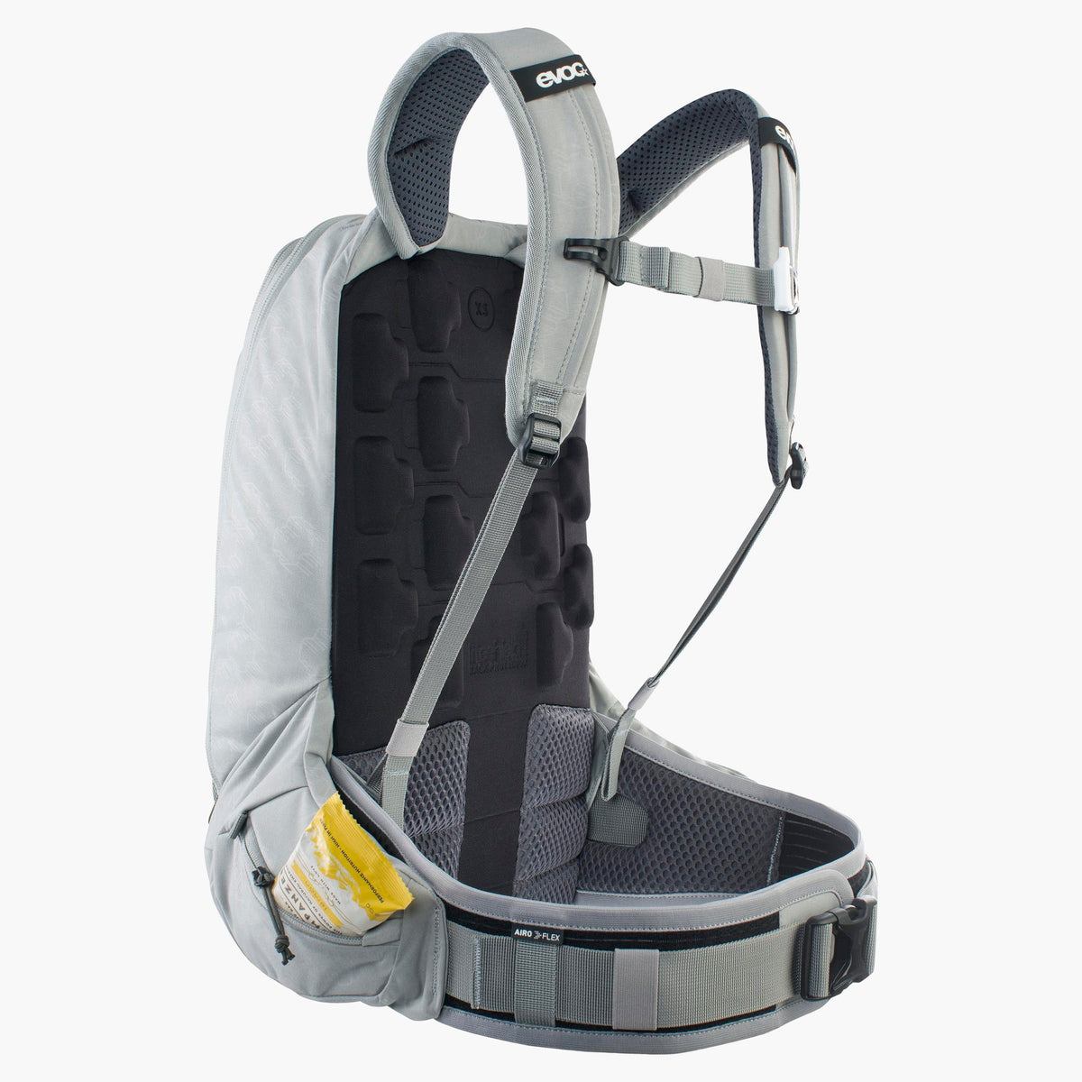 Mochila con protector de espalda EVOC TRAIL PRO SF 12L gris - vista 8