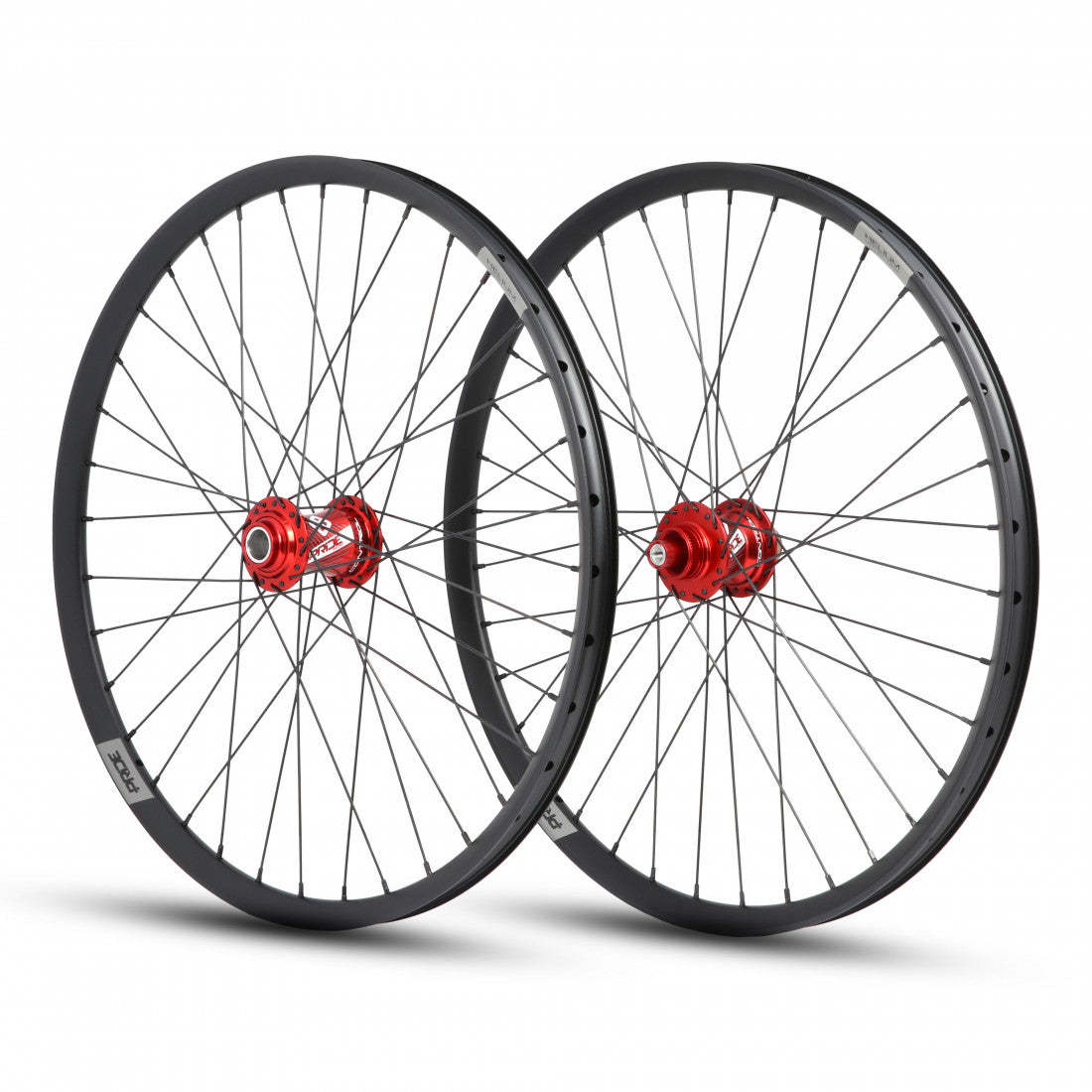 Par de Ruedas PRDIE 24" (507mm) Control V1 Helium Disc Ejes 20/10mm Rojo