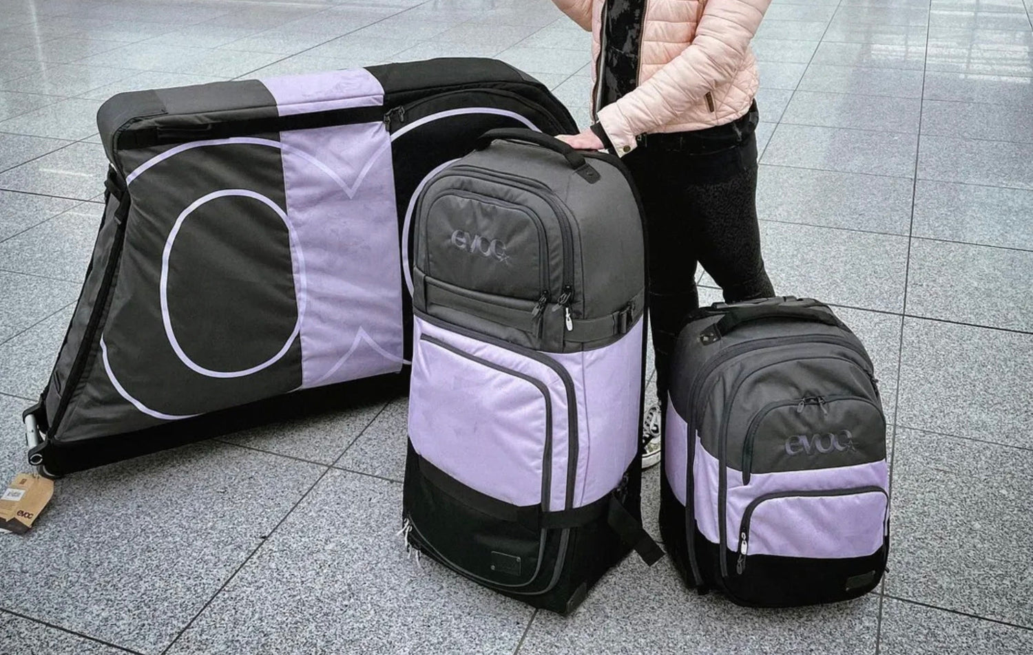 ACCESORIOS - Bolsa de transporte y Protección de ruedas para bicicletas
