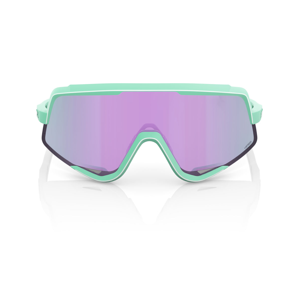 Gafas 100% GLENDALE Soft Tact Verde Menta Hiper Espejo Lavanda