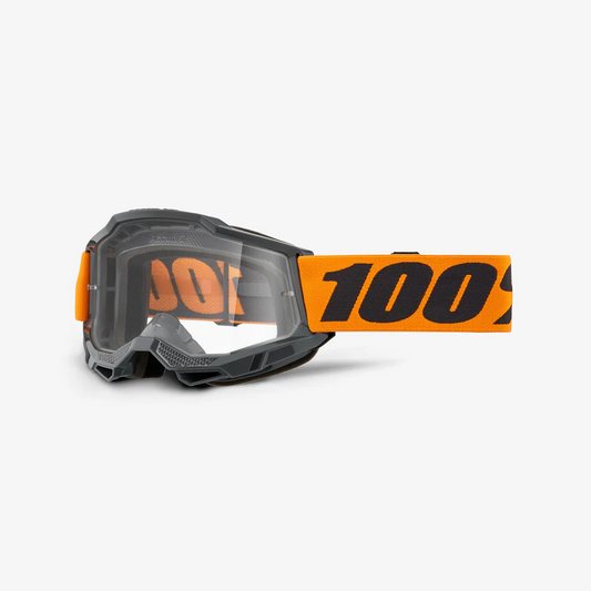 ACCURI 2 100% Máscara Gris/Naranja Pantalla Transparente