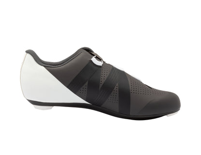 Zapatillas de carretera Sidi Ergo 6S antracita y blanco, vista de perfil interior