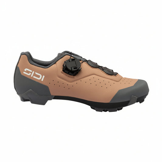 Zapatillas XC gravel Sidi Liinea Woman cork brown, vista de perfil exterior