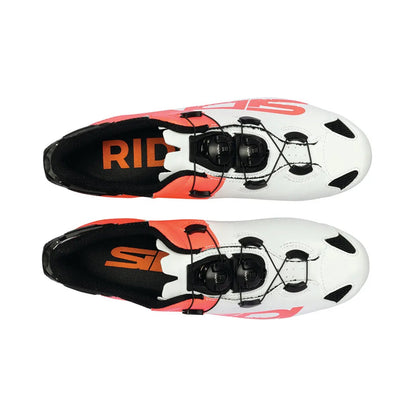 Zapatillas de Carretera SIDI SHOT 2S PRO Blanco/Coral