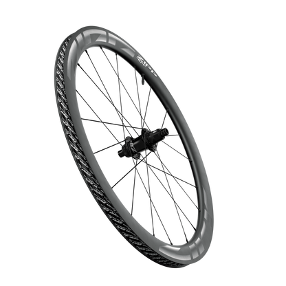 Rueda Trasera ZIPP 404 S A1 Tubeless Ready (Center Lock) Negro/Gris