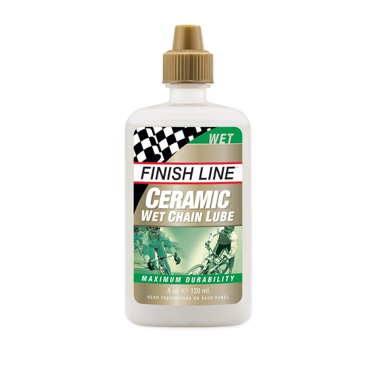 Lubrifiant Céramique pour Chaîne en Burette FINISH LINE CERAMIC WET LUBE - Toutes Conditions (120 ml