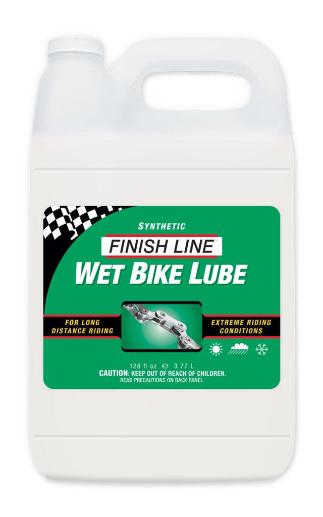 Lubricante para cadenas FINISH LINE WET LUBE - Condiciones extremas (3.77L)