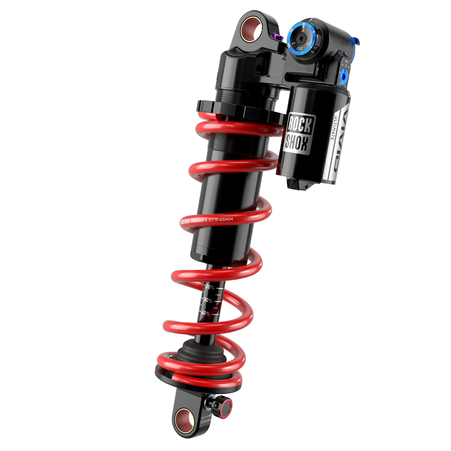 ROCKSHOX VIVID COIL ULTIMATE RC2T D1 Amortiguador de serie para SantaCruz Megatower2 (2022+)