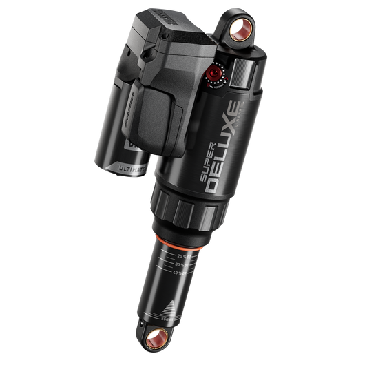 RS Super Deluxe Ultimate Flight Attendant - (230x65) LinearXLAir, TokenLoc3, Reb55/Comp37, Mid4-Lock6, HydB/O Std(Batería,Cargador USB-C)-D1Trek Slash 2023+Gen6