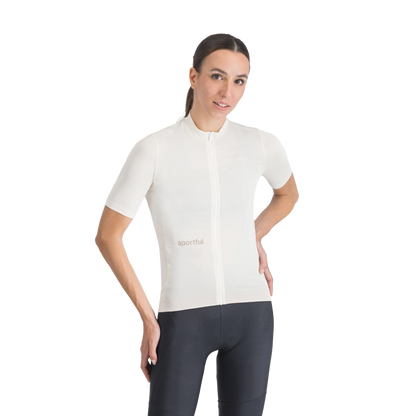 Maillot SPORTFUL CLASSIC Mangas Cortas Mujer Crema