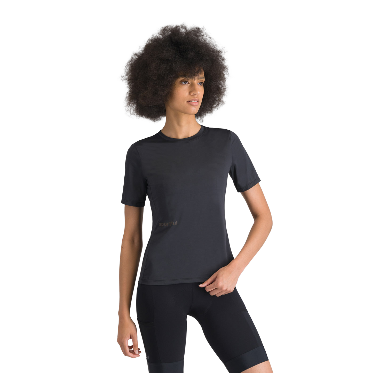 Maillot Mujer SPORTFUL SUPERGIARA TEE Manga Corta Negro
