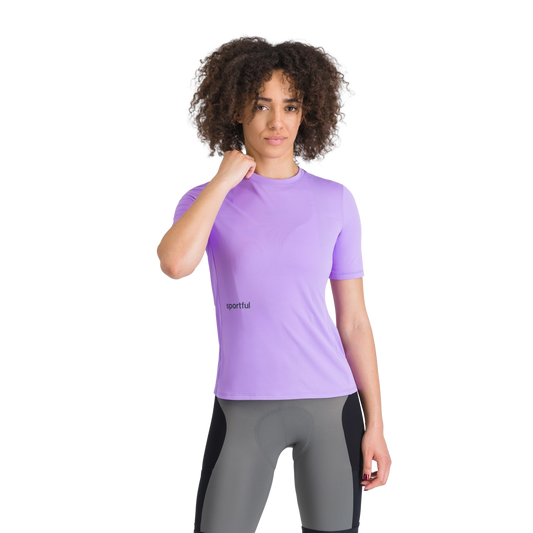 Camiseta de manga corta SPORTFUL SUPERGIARA TEE para mujer Morado