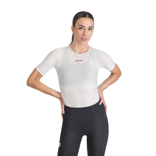 Ropa Interior Mujer SPORTFUL PRO Manga Corta Blanco