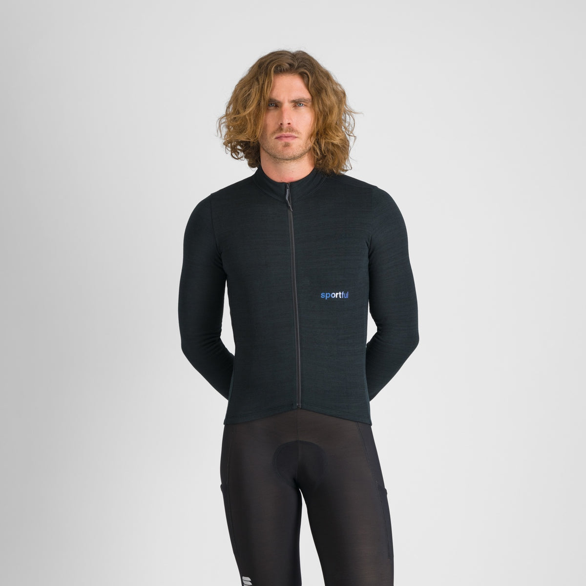 Maillot SPORTFUL SUPERGIARA LANA de manga larga negro