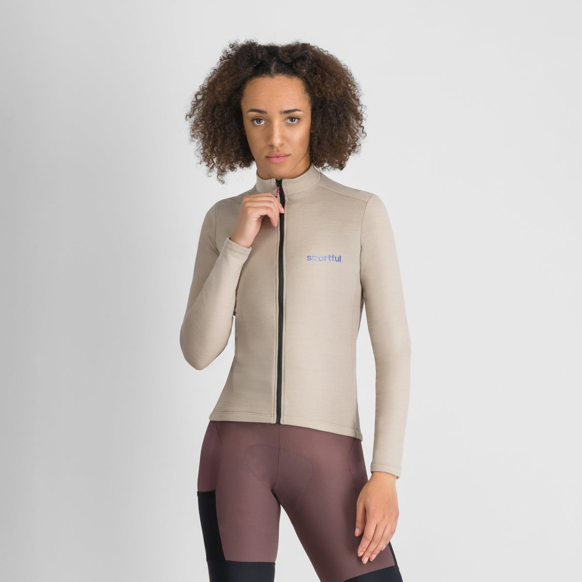 Maillot de manga larga SPORTFUL SUPERGIARA WOOL para mujer beige