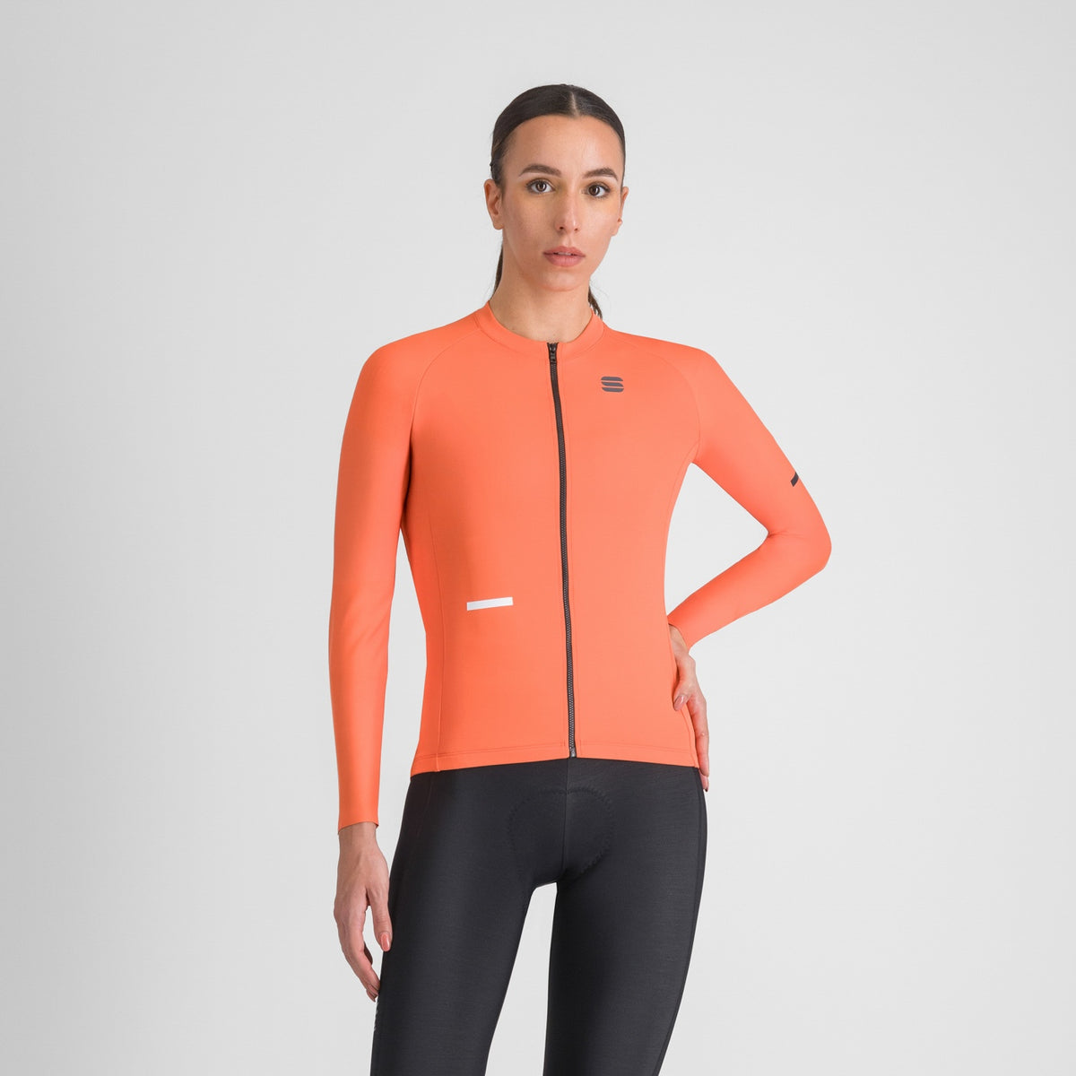 Maillot SPORTFUL SUPERNOVA de mujer de manga larga rojo