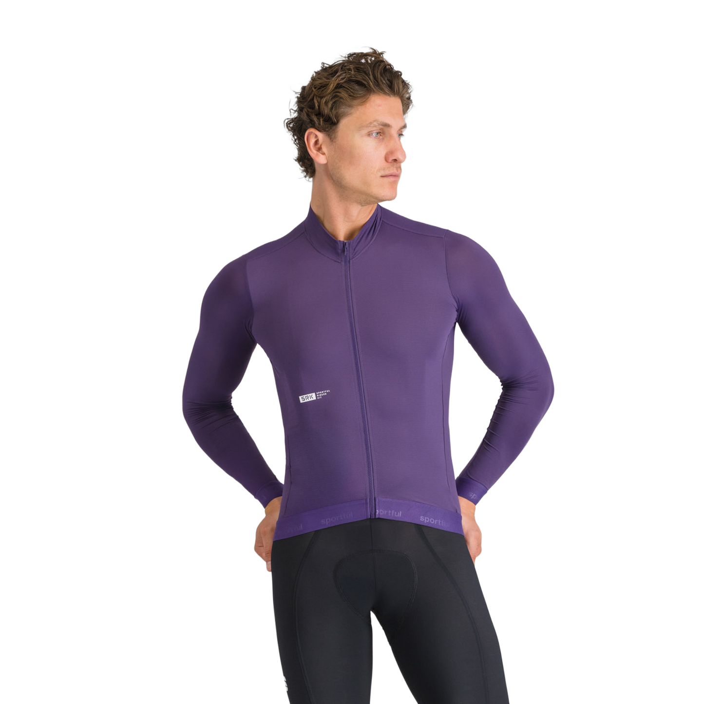 Maillot SPORTFUL SRK 2 de manga larga morado