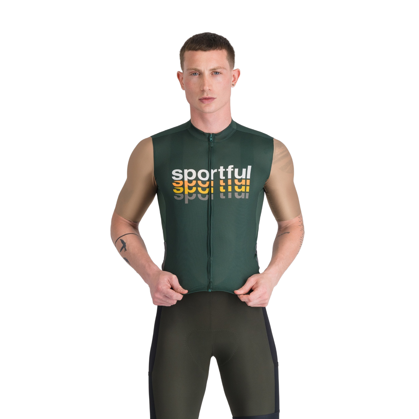 Maillot de manga corta SPORTFUL SUPERGIARA 2 LOGO Caqui