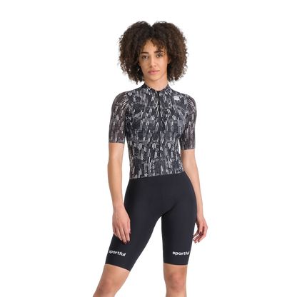Mono SPORTFUL G-SUIT Mangas Cortas Mujer Negro/Blanco