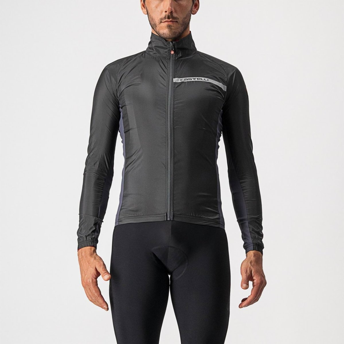 CASTELLI SQUADRA STRETCH Chaqueta Negro/Gris