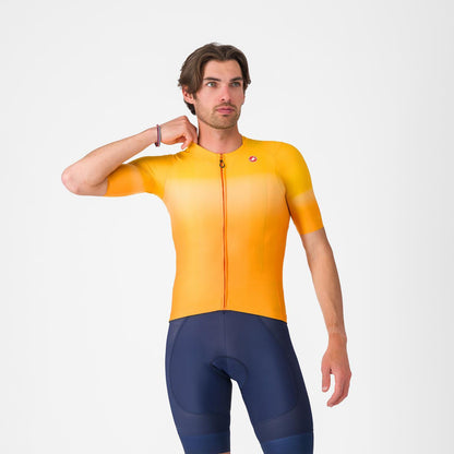 Maillot CASTELLI UPF Mangas Cortas Naranja