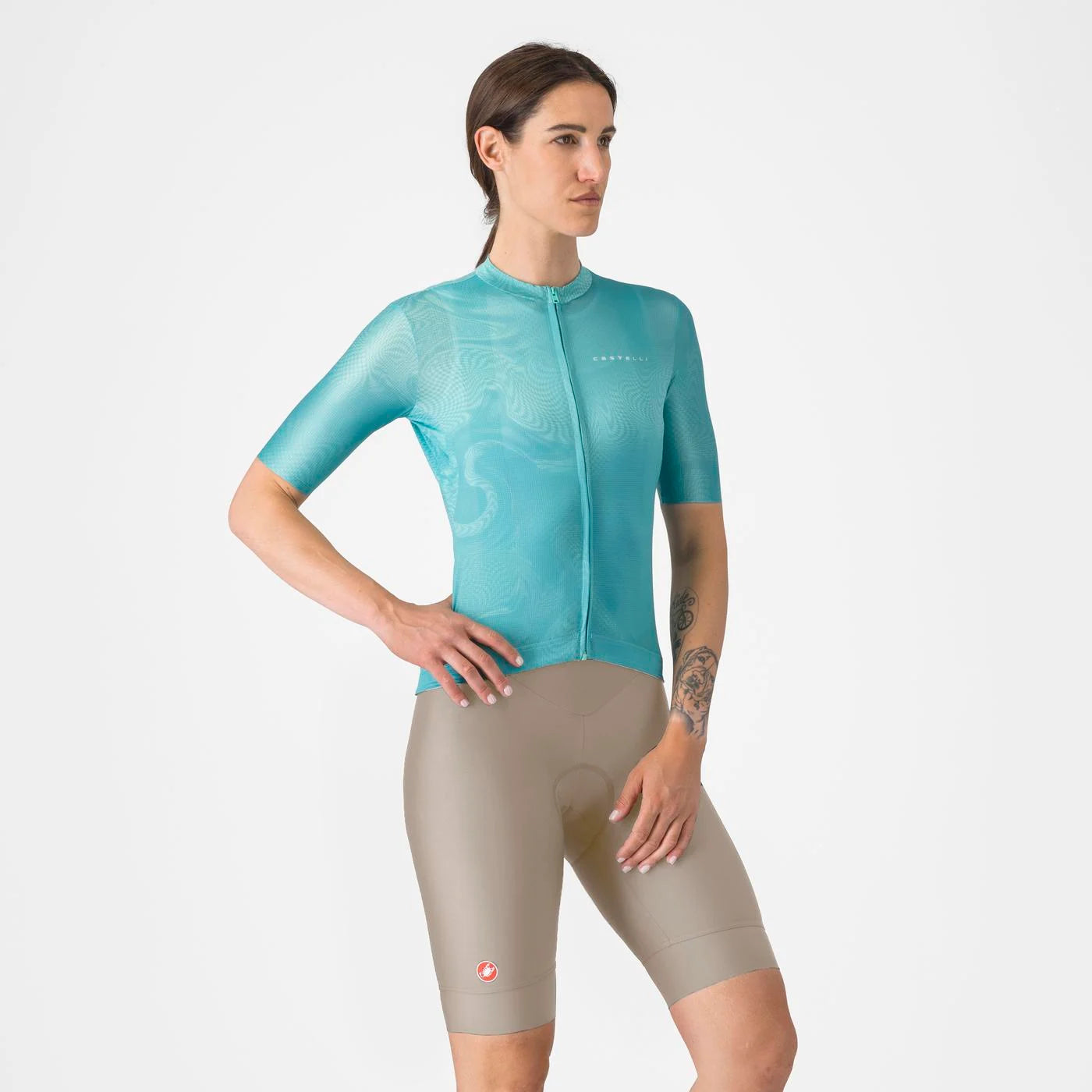 CASTELLI PRIMA 2 DT Culotte con tirantes Blanco