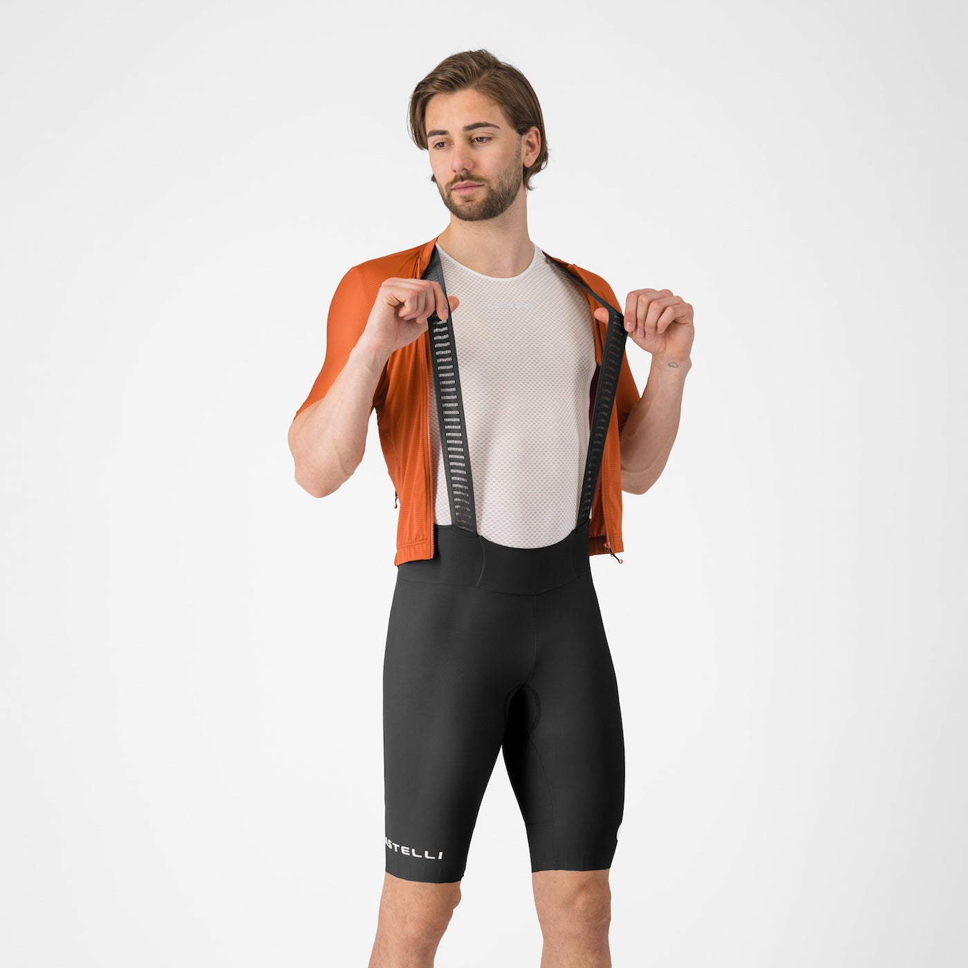 CASTELLI ESPRESSO 2 Culotte con tirantes, Negro
