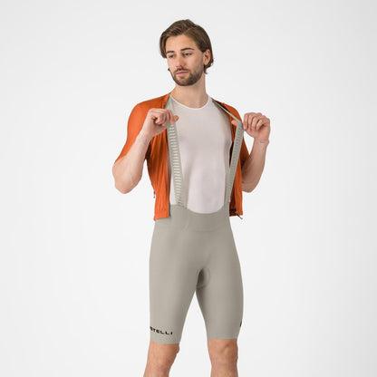 Culote Corto con Tirantes CASTELLI ESPRESSO 2 Silver Moon