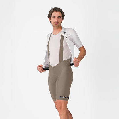 Culote Corto con Tirantes CASTELLI COMPETIZIONE 2 KIT Clay
