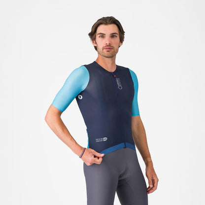 Maillot CASTELLI CORRETTO Mangas Cortas Azul