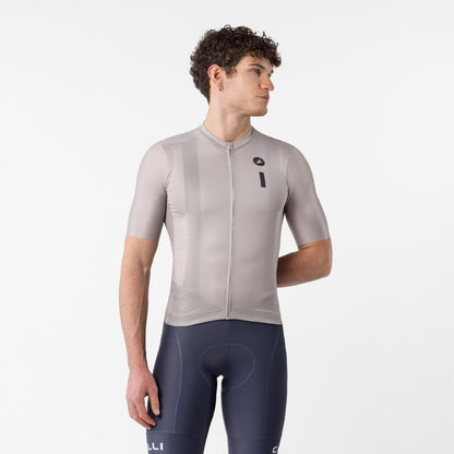 Maillot CASTELLI DRITTONE LOGO Mangas Cortas Clay