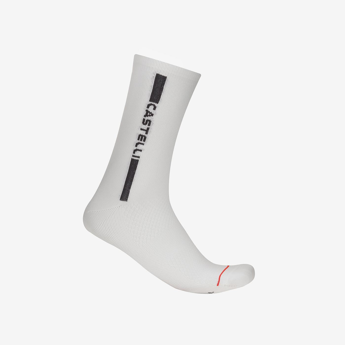 Calcetines CASTELLI LINEA LOGO 15 Blanco/Negro