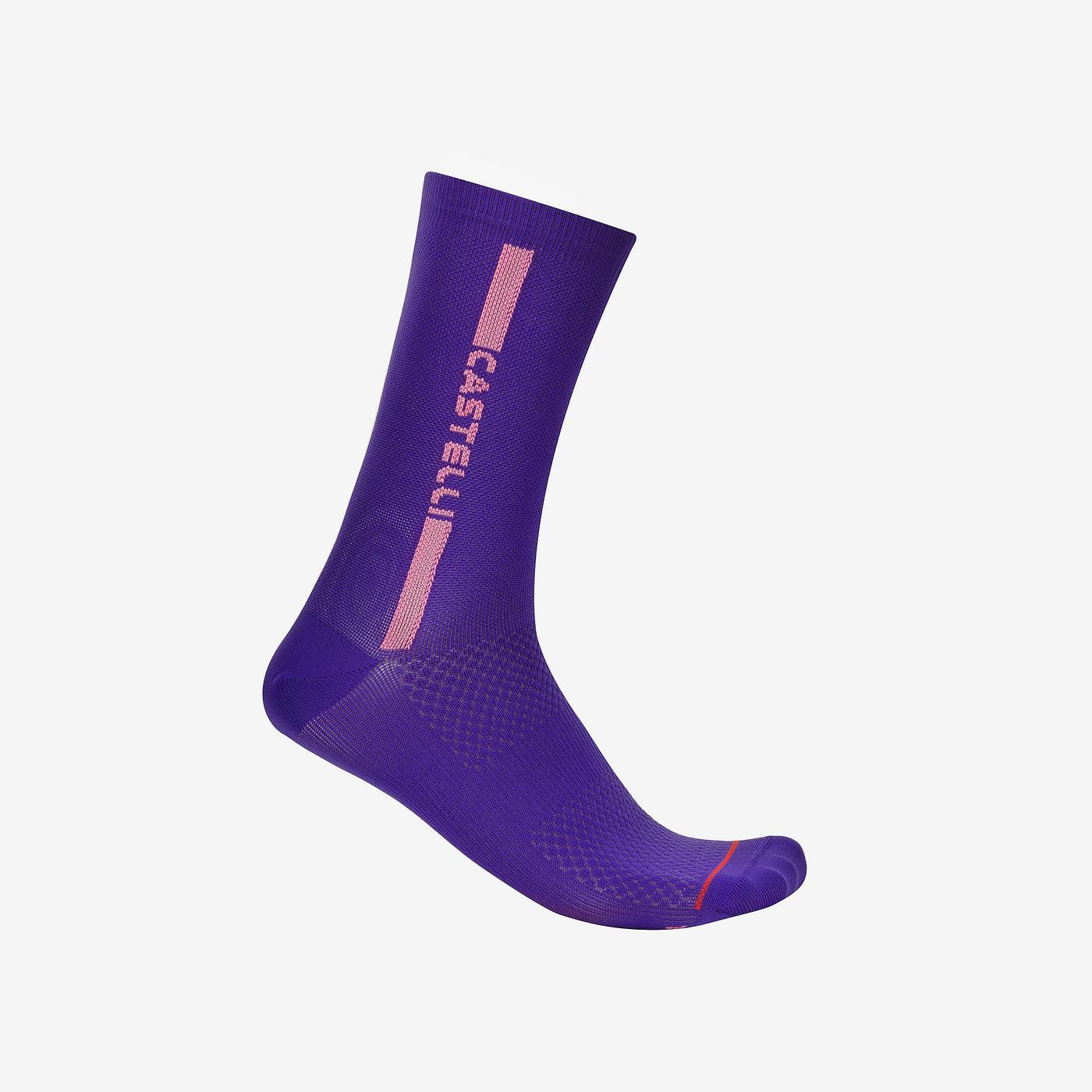 Calcetines CASTELLI LINEA LOGO 15 Morados