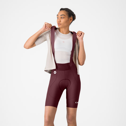 CASTELLI ESPRESSO 2 W DT Burdeos Culotte con tirantes