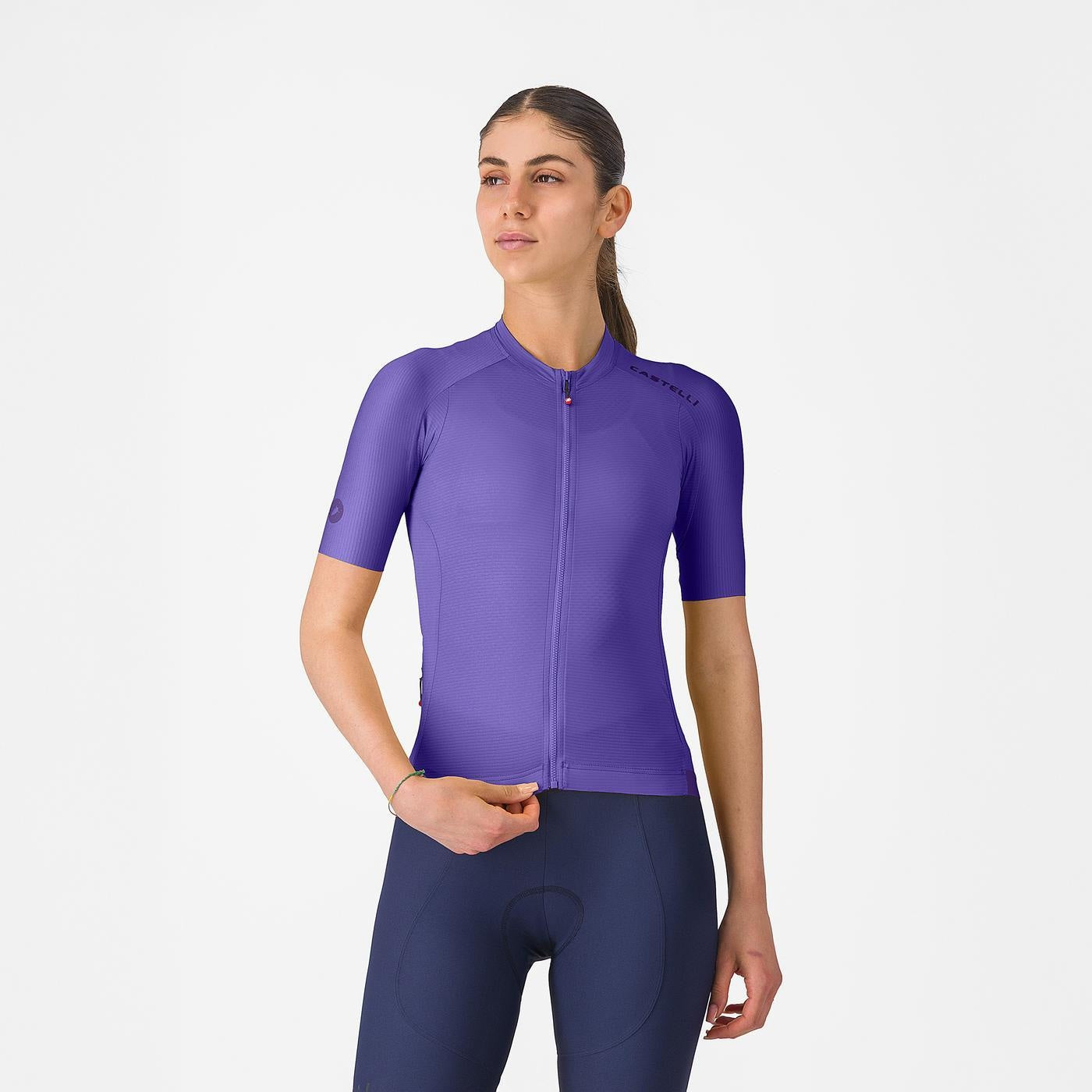 Maillot de manga corta CASTELLI ESPRESSO 2 Mujer Morado